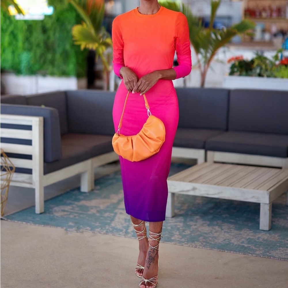 Sunset Ombré Dress